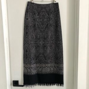 Vintage Dana Buchman Wool Wrap Skirt